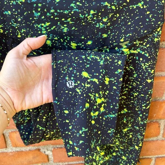 Lululemon Base Pace Crop Leggings 23” Sparks Fly - Picture 8 of 9